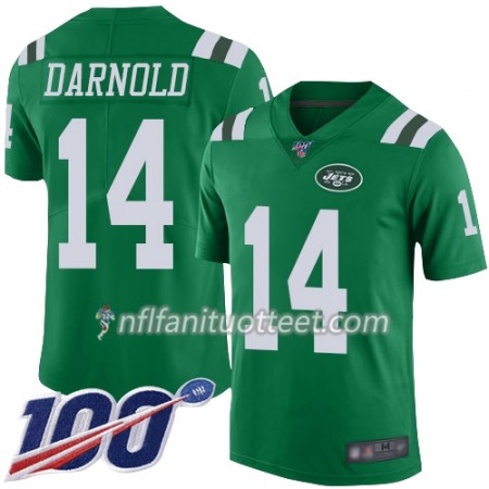 Miesten New York Jets NFL Pelipaita Sam Darnold 14 Nike Vihreä 100th